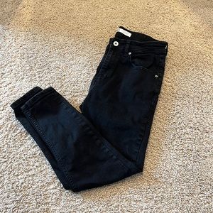 Zara Ankle Length Slim Fit Black Denim